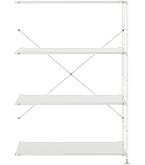 Amazon｜無印良品 スチールユニットシェルフ・スチール棚セット ライト