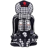 Ann baby チャイルドシート 簡易携帯式　取り付け簡単　子供キッズ幼児用 学童用 (White)