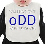 You Have To Be Odd To Be Number One Slogan ネクタイを有する有機ビブ Medium