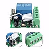 ランフィー DC12V 10A 1CH 433MHzワイヤレスリレーRFリモートコントロールスイッチレシーバ