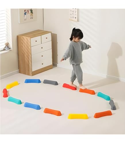 Amazon | バランスストーン 子供用 6/12個セット バランスブロック