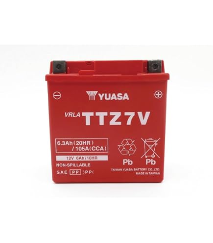 Amazon | 充電済 YUASA YTZ7V 液入バッテリーYAMAHA NMAX/TRICITY純正