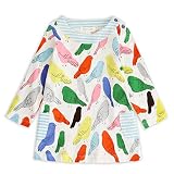 Yochyan 子供ドレス　ベビードレス　キッズ服　女の子　ガールズ　可愛い　おしゃれ　長袖　絵柄　ポケット　日常着　普段着　（90-140CM) (8T, 多色)