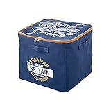 インターフォルム ストレージボックス(L) 「Britain Area Map」 ネイビー "マイアトラス"シリーズ - MY ATLAS - DS-1553NV