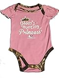 パパの狩猟プリンセス、Mossy Oak , 0 / 3 M、かわいい、Sassy、ベビーガールズOnesieクリーパーPurple Camo