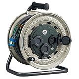 ハタヤ(HATAYA) サンタイガーレインボーリール 屋外用 標準型 接地付 30m GX-301K