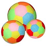AaminaカラフルスポーツテーマミニソフトSqueeze Foam Balls for Anxietyレリーフ、リラクゼーション、パーティーFavorおもちゃ、ギフト( 3パック) 3.9インチ/ 