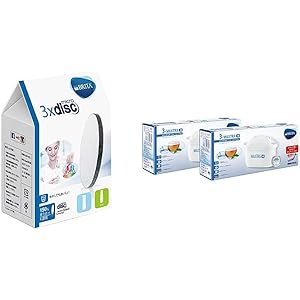 【セット買い】ブリタ マイクロディスク 浄水 フィルター カートリッジ 3個入り 【日本仕様・日本正規品】 ホワイト…