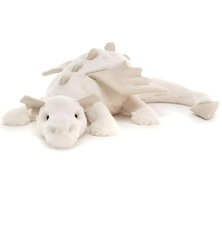   Dragon ドラゴン 白 ぬいぐるみ 新品 Amazon.co.jp: Apaeoflスノードラゴン 白 竜 ぬいぐるみかわいい漫画