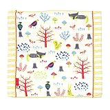 今治タオル もり 片面ガーゼ ベビータオル isso ecco (ハンドタオル, イエロー)