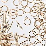 ファイニエ マンテル パーツ ゴールド KC金 50ペア トグル クラスプ 留め具 接続金具 ネックレス ブレスレット アクセサリー 金具 AP2222