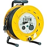 ハタヤ 三相200V型ブレーカーリール 20m アース付 20A BR202M
