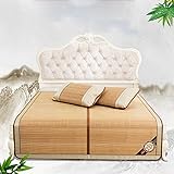 竹クールパッドスリーピース夏1.5m、1.2m、1.8mベッド折り畳み式両面マットシングルカーボンマット (サイズ さいず : 1.8m)