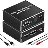 【Amazon.co.jp 限定】4K 60Hz HDMI 音声分離 光デジタル アナログ 2.0 音声分離器 HDMI入力 HDMI +
