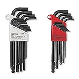 Craftsman 9-46274 Standard and Metric Ball End Hex Key Sets 26-Piece [並行輸入品]