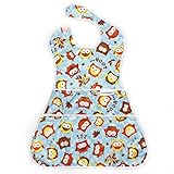 Bumkins Waterproof Supersized Superbib, Blue Owl by Bumkins [並行輸入品]