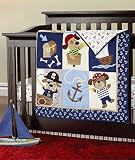 Pirates of the Caribbean 7pcs crib set Baby Bedding Set Crib Bedding Set Girl Nursery Crib Bumper be