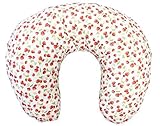 Soft Nursing Pregnancy Pillow/Cushion - Strawberry Delight - WITH QUILTED COVER & EXTRA PADDING by B