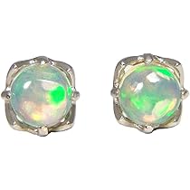pt900 オパールピアス Opal Pt900/K18WG（キャッチ）オパールピアス (NO.304949) – JEX