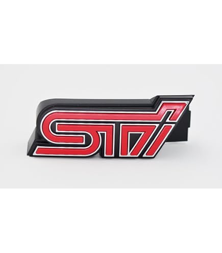 Amazon | 【スバル純正】STI【チェリーレッド フロントオーナメント