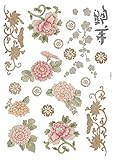 Brewster Komar LV19009 Peel & Stick Jasmin European Wall Decals [並行輸入品]