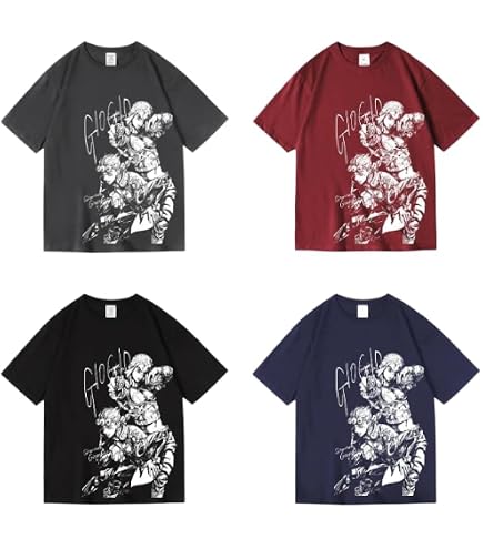 Amazon.co.jp: LOOR ジョジョの奇妙な冒険 キラークイーン Tシャツ