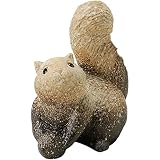 信楽焼　信楽BEST SELECTION　くるみリス・粉引風（全高19cm×全幅11cm）