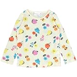 アスナロ（トップス 長袖tシャツ） アンパンマン 長袖Tシャツ 女の子 ベビー 子供 総柄 天竺 かわいい95 ベージュ