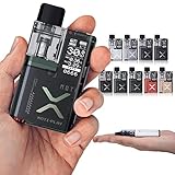 MOTI PLAY POD 電子タバコ 本体 ベイプ VAPE POD スターターキット タール ニコチン0 ポッド 水蒸気 シーシャ 持ち運び リキッド 爆煙 禁煙 電子煙草 コンパクト スリム モティ プレイ アロイブラック