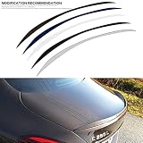M-ercedes - ベンツCクラススタイルメルセデス・ベンツCクラスリヤウイングブラックについてEaglerichスポイラースタイルカーボンファイバーリアトランクスポイラー