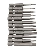 HKUN 六角　トルクスドライバー　トルクスヘッド　スクリュードライバビット 12本/セット