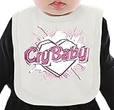 Cry Baby ネクタイを有する有機ビブ Medium