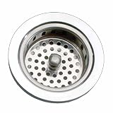 Kitchen Sink Strainerバスケットクロムソリッド真鍮4.5 CM |修復の供給