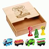 ラーニングカーブ きかんしゃトーマス 木製レールシリーズ  トーマス・パーシーのクリスマスギフトセット FC-59930