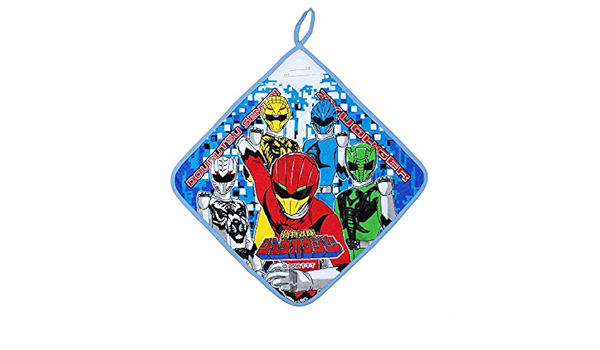 Amazon Co Jp 動物戦隊ジュウオウジャー ループ付きタオル ループタオル 約34 34cm ワンサイズ マルチカラー ホーム キッチン