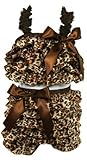 Stephan Baby Ruffled Flapper Top and Diaper Cover, Cheetah Print, 18-24 Months by Stephan Baby [並行輸入