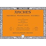 アルシュ 水彩紙 ブロック 300g 荒目18X26cm 20枚 (1795083)