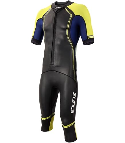 Amazon | ZONE3 (ゾーンスリー) Men's Agile Wetsuit - Black/Silver