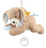 Steiff 22cm Good Night Dog Music Box (Blue) by Steiff