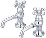 Water Creation F1-0002-01-PX Vintage Classic Basin Cocks Lavatory Faucet [並行輸入品]