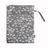 ECOSUSI Wet Dry Diaper Bag Cloth Organizer Pocket Large by ECOSUSI