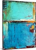 Erin Ashleyプレミアムシックラップキャンバス壁アート印刷題名マッチボックスBlues 30" x 40" 1006938_24_30x40_none