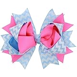 Tovadoo ヘアピン 子供用 女の子 カラフル リボン 誕生日 プリンセス 髪飾り 多色 キュート おしゃれ パーティー ダンス イベント用 3-10歳