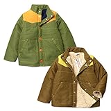 ベビー服 男の子 アウター ジャケット Donkey Jossy ドンキージョッシー 中綿 裏ボア スエード  スタンドネック  ベビー (2.ブラウン/95cm)