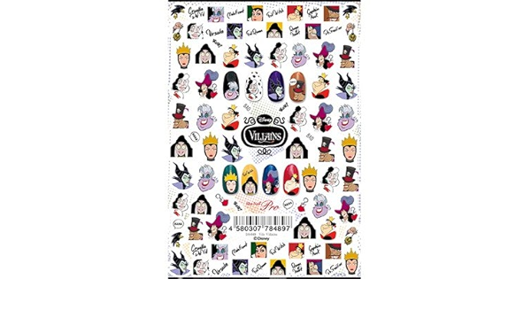 Amazon 写ネイル Tatオリジナル Vile Villains ヴィランズ ﾃﾞｨｽﾞﾆｰ 写ﾈｲﾙ シール ステッカー 通販