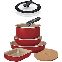 Amazon｜エバークック フィット フライパンセット 8点セット IH対応