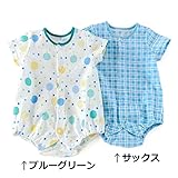 Piccolo (ピッコロ ) ボディシャツ (60～70cm) キムラタンの子供服 (34175-181b) ブルーグリーン 70