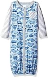 Mud Pie Baby Boys ' Convertible Sleepwearガウン カラー: ブルー