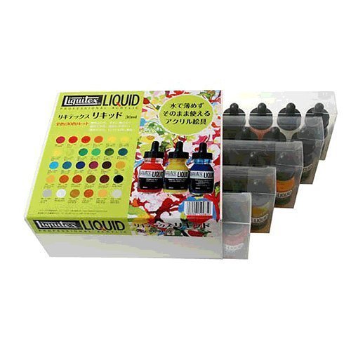 リキテックスのリキッドタイプのアクリル絵の具はどんな絵の具 生き物描き巡り