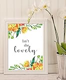Isn't She Lovely - Nursery Printable Art - Girls room decor - kids room d?cor - Wall art print - Bab